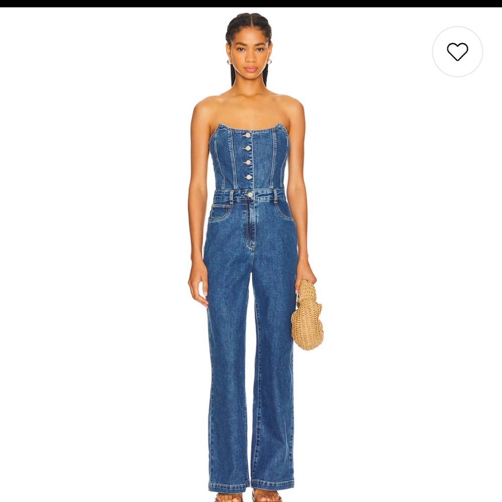 Abrand Denim Jumpsuit XXS- Soldout on Revolve